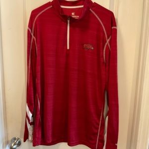 Arkansas Razorbacks Half Zip Jacket